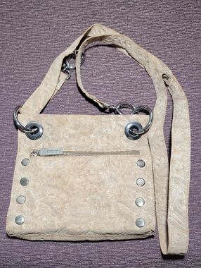 Hammitt Los Angeles Beige Embossed Crossbody Bag